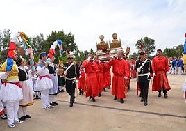 Calahorra despide las fiestas con una procesión a sus patronos