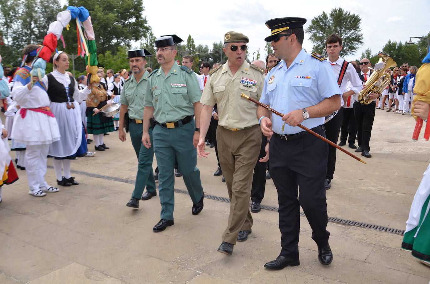 Calahorra despide las fiestas con una procesión a sus patronos