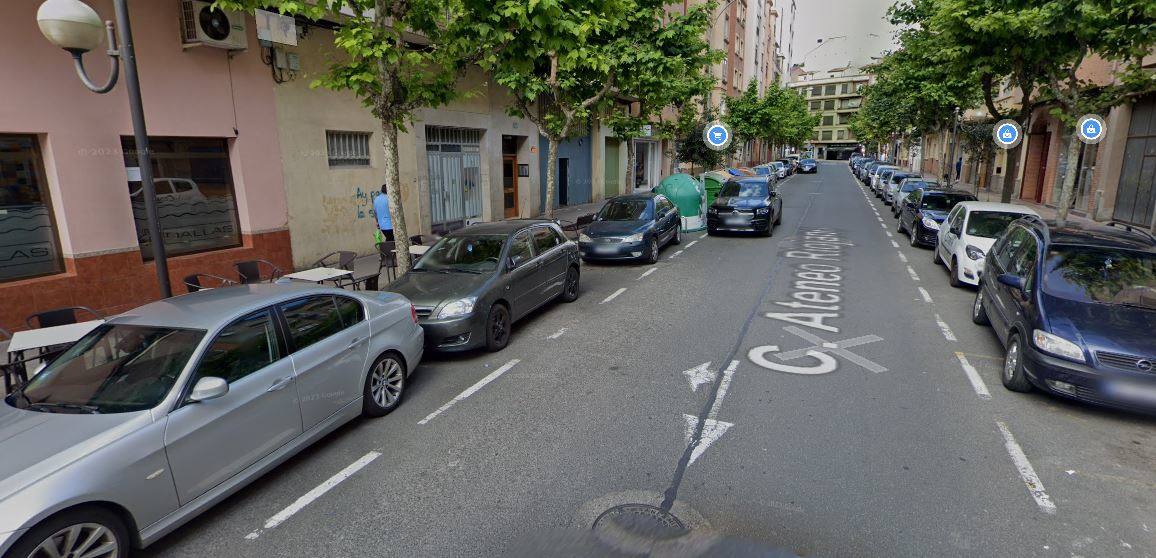 Calle Ateneo Riojano de Logroño.