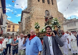 Procesión de San Gil, este lunes en Cervera del Río Alhama.