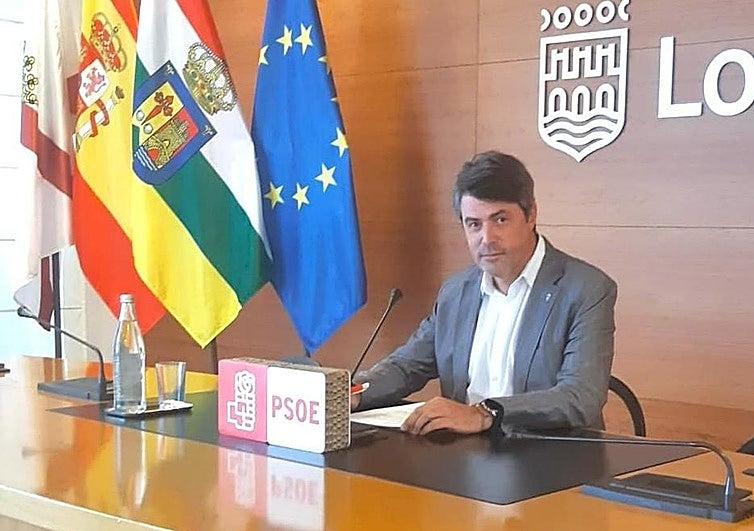 El portavoz socialista, Luis Alonso