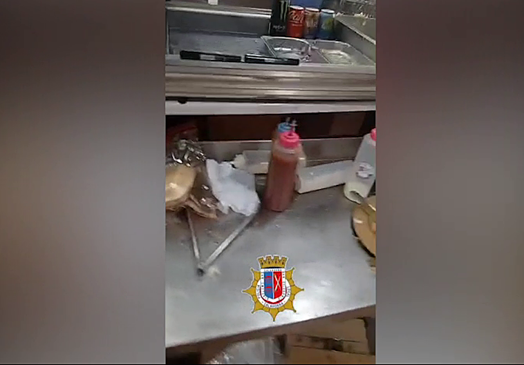 Así estaba el kebab de Calahorra cerrado por suciedad