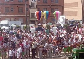 Las imágenes del chupinazo de Pradejón