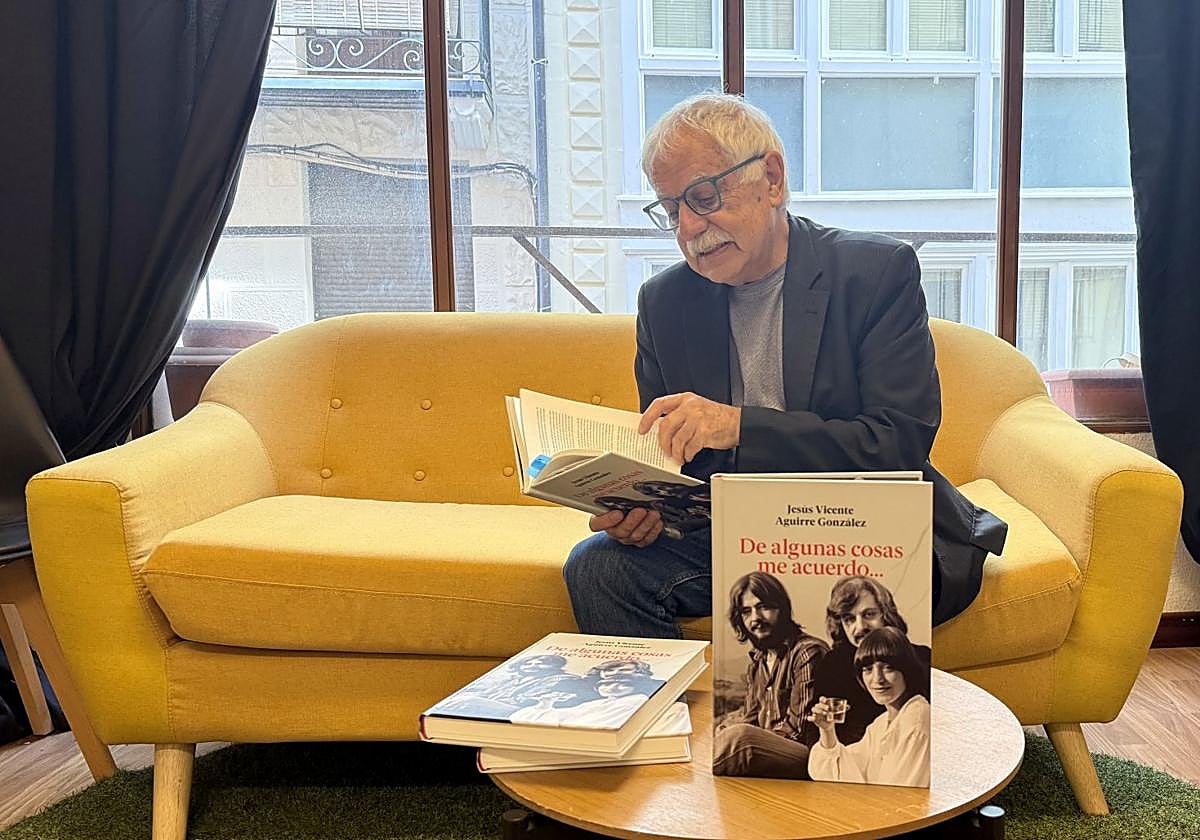 Jesús Vicente, en la presentación de su libro 'De algunas cosas me acuerdo'.