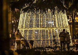 Árbol de Navidad del año pasado en El Espolón.