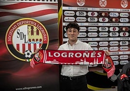 El director deportivo de la Sociedad Deportiva Logroñés, Iván Martínez, en una imagen de archivo.