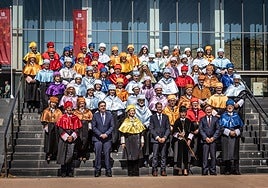 Las imágenes de la apertura del curso académico de la UR