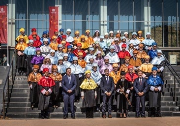Las imágenes de la apertura del curso académico de la UR
