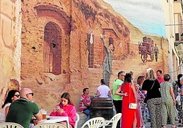 La zona estrenó un nuevo mural dedicado al Pendoneo.