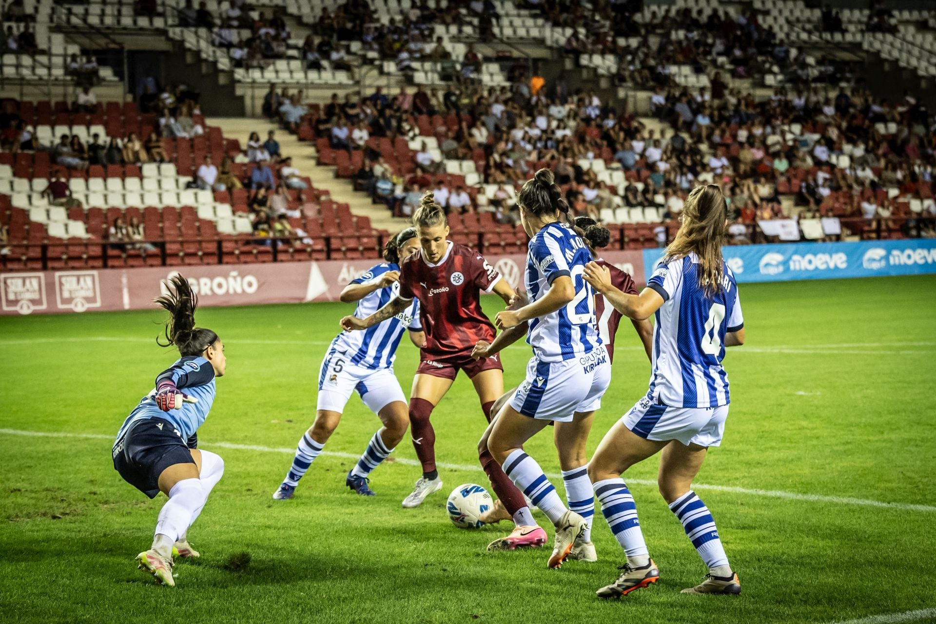 El partido entre el DUX Logroño y la Real Sociedad
