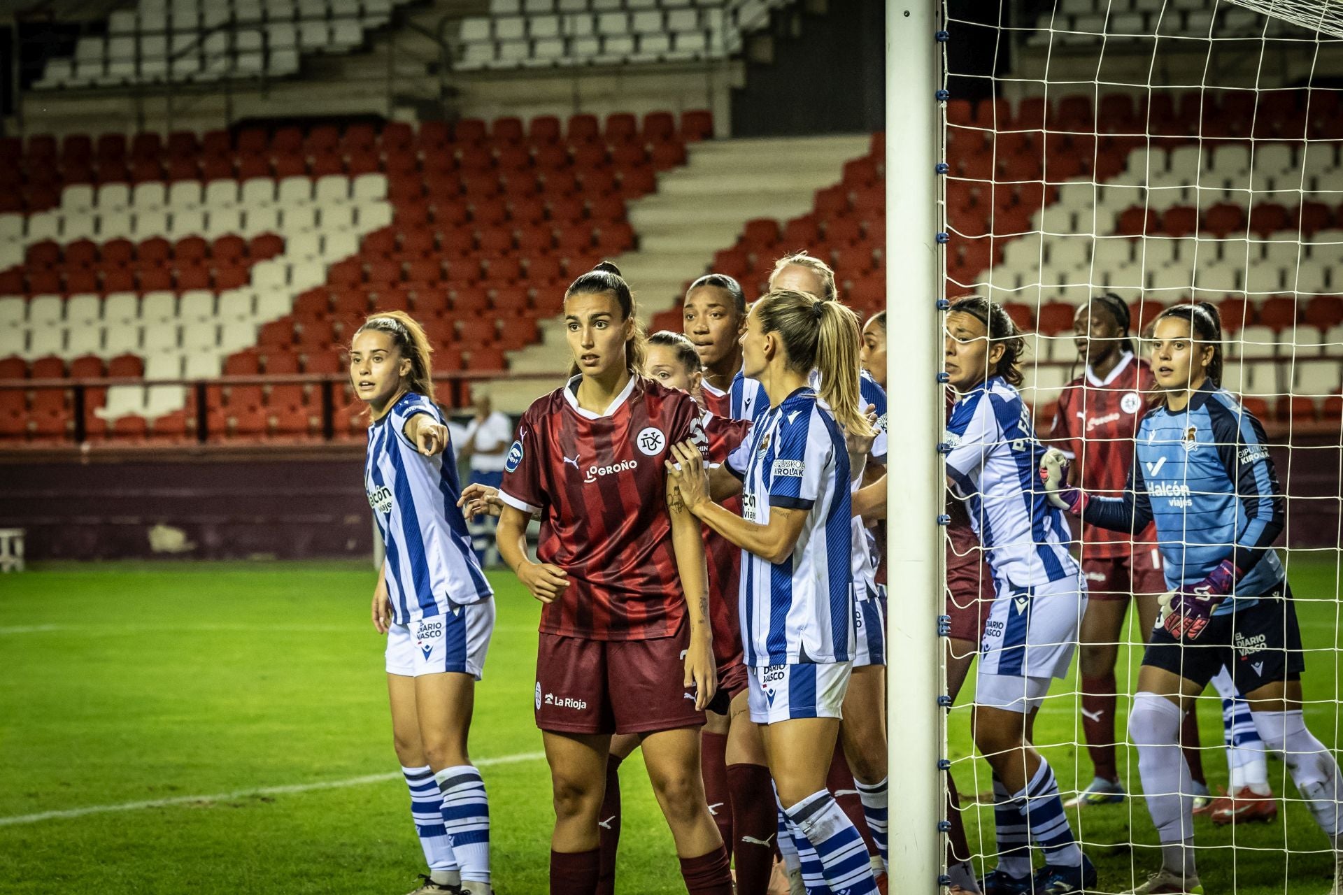 El partido entre el DUX Logroño y la Real Sociedad