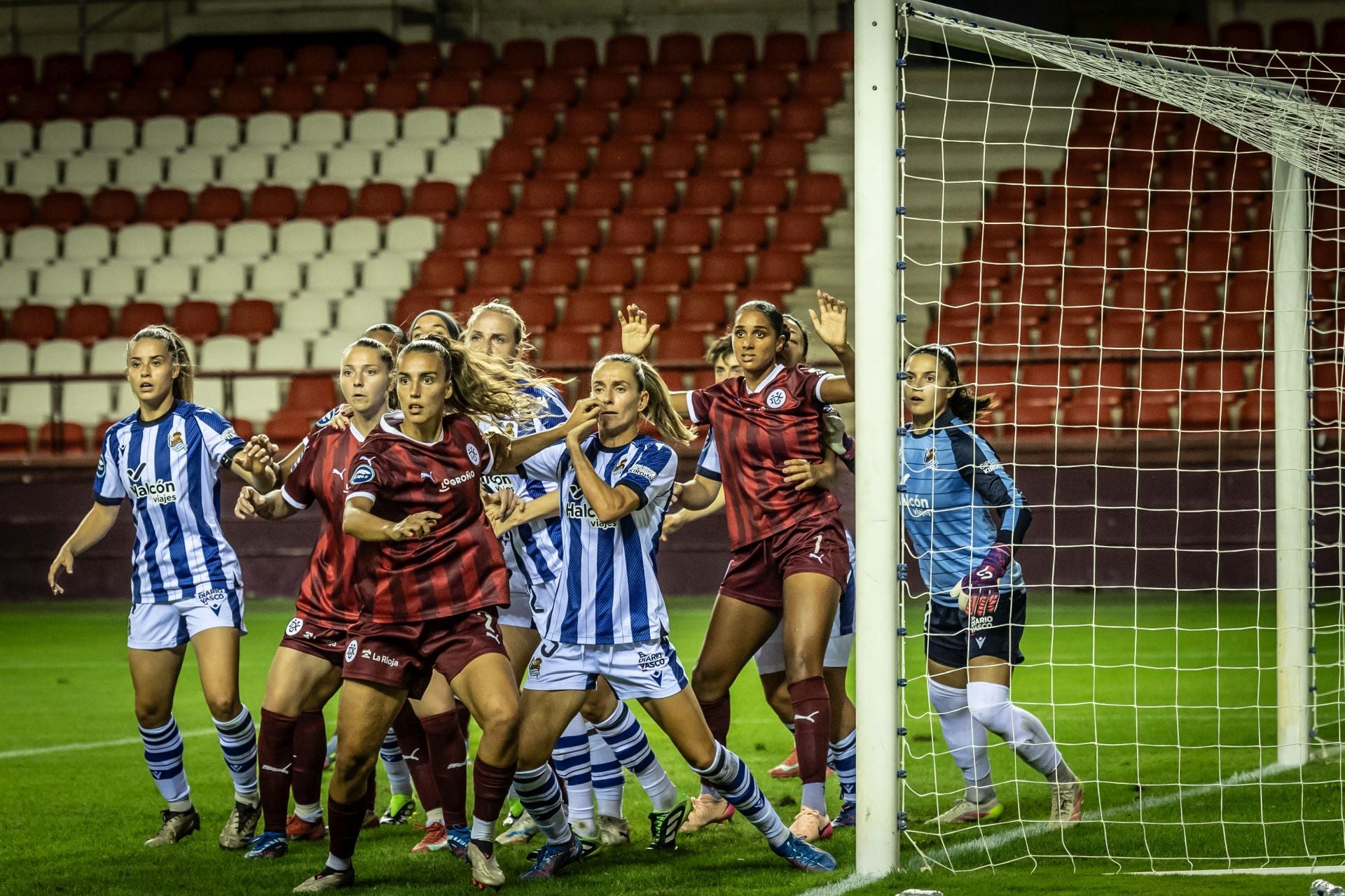El partido entre el DUX Logroño y la Real Sociedad