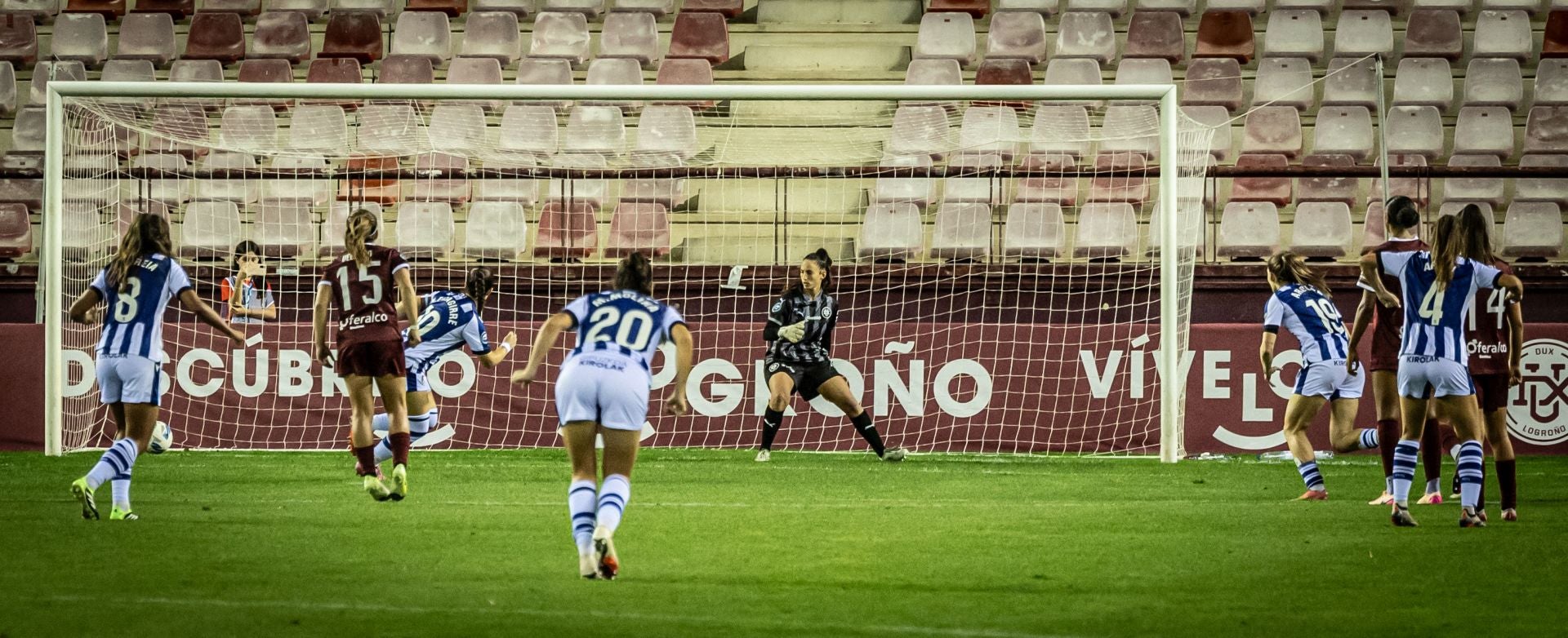 El partido entre el DUX Logroño y la Real Sociedad