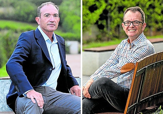 Ángel del Campo (Concapa) y Manuel Pérez (FAPA-Rioja), a la derecha.