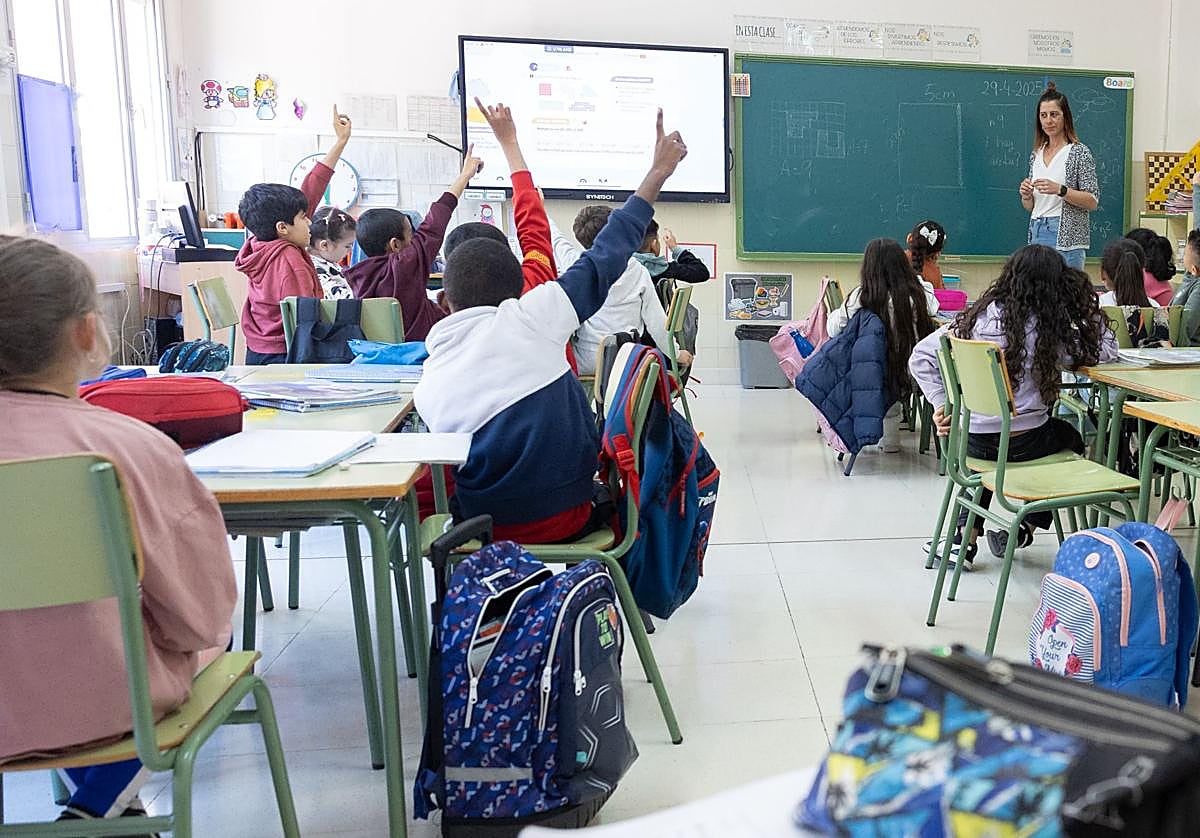 El colegio Vélez de Guevara, durante el pasado curso.
