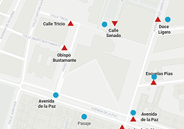 Mapa: por dónde se podrá acceder al cohete de San Mateo y por dónde estará prohibido