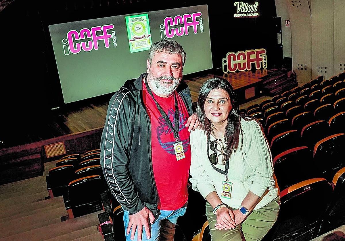 Kepa Sojo y Sonia Pacios.