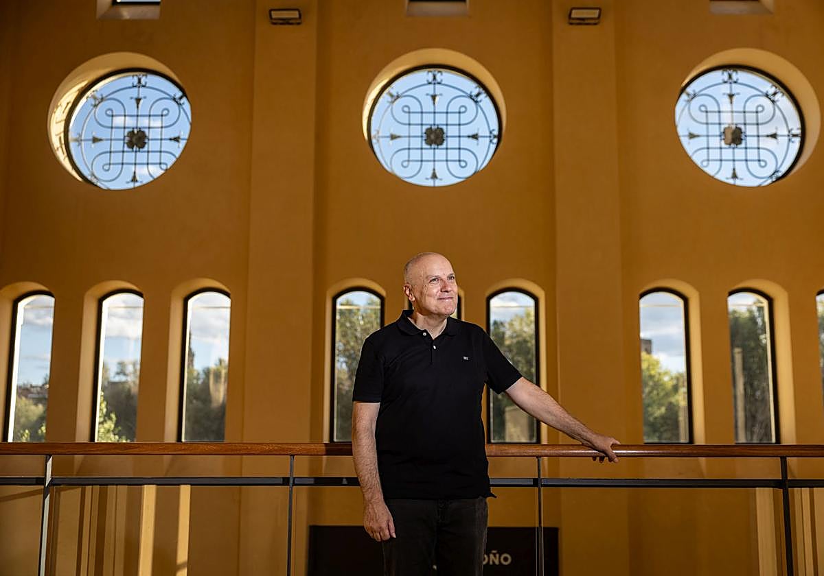 El físico Alberto Casas, en la Casa de las Ciencias de Logroño, en donde ha impartido una conferencia sobre el multiverso