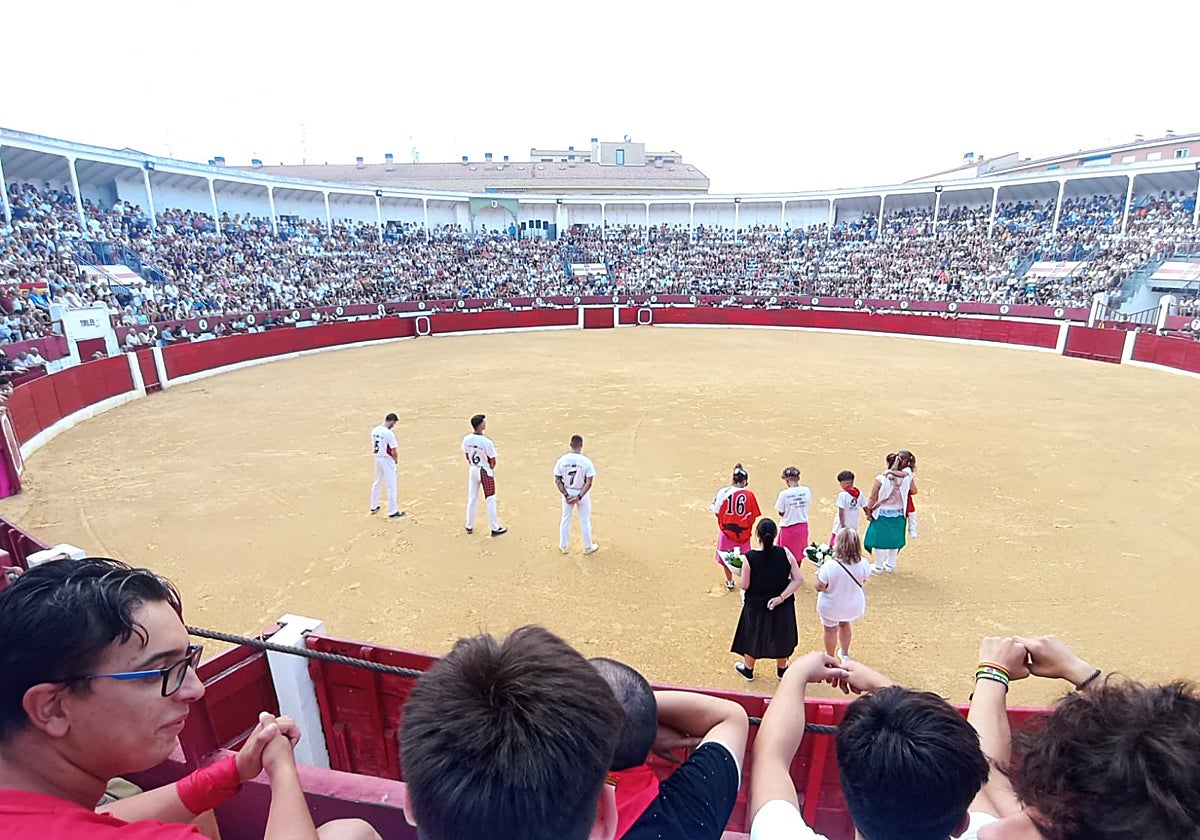 Plaza de toros de Calahorra, en las pasadas fiestas.