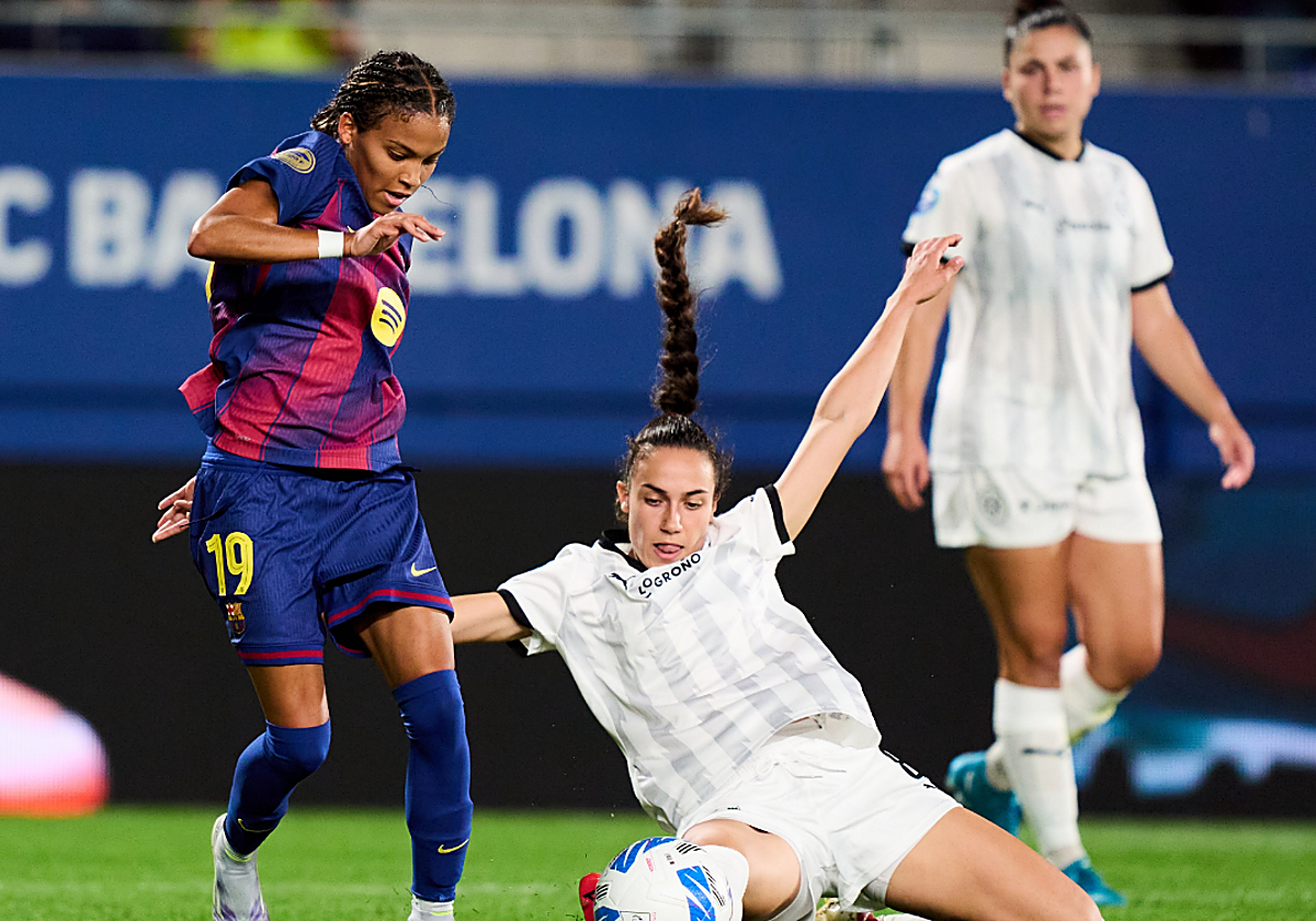 Imagen del partido de este viernes.