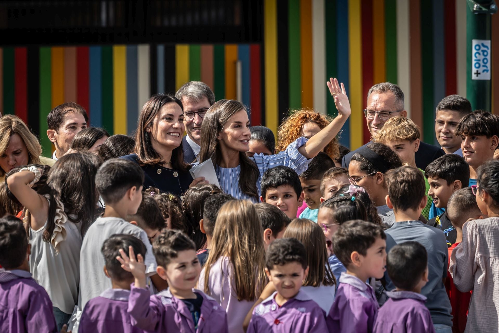 La Reina abre el curso en Rincón de Soto
