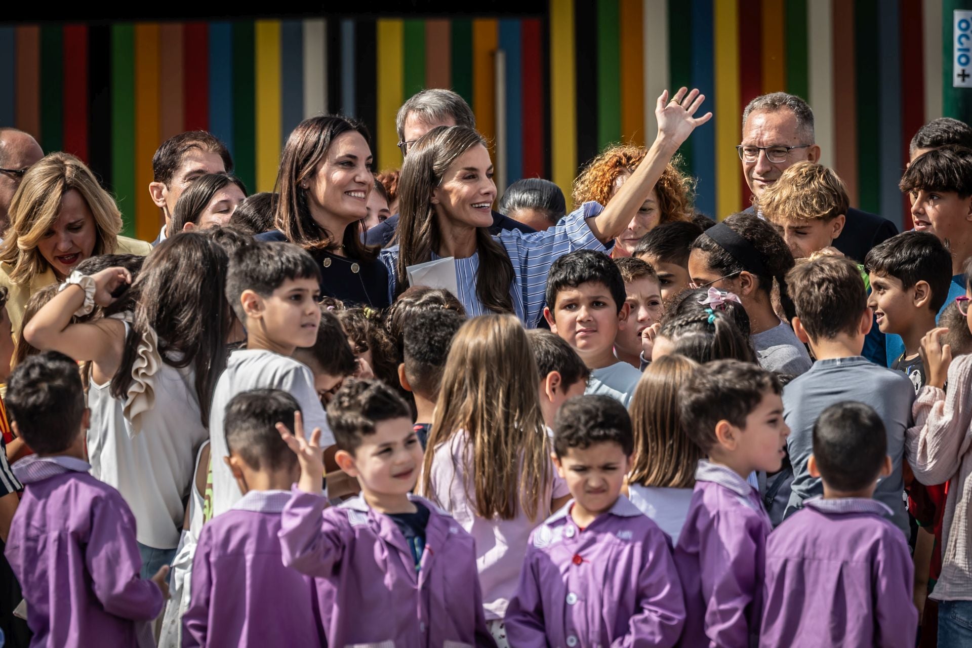 La Reina abre el curso en Rincón de Soto