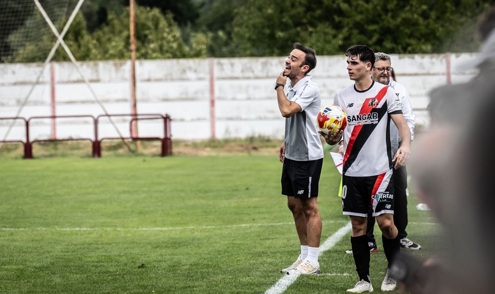 El Varea, en un partido anterior.