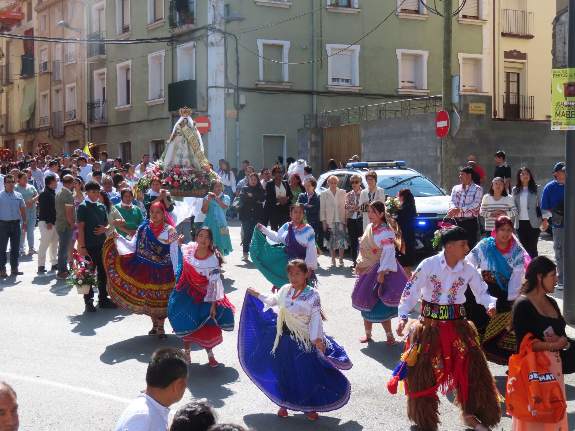 La comunidad ecuatoriana de Alfaro celebra la virgen del Cisne