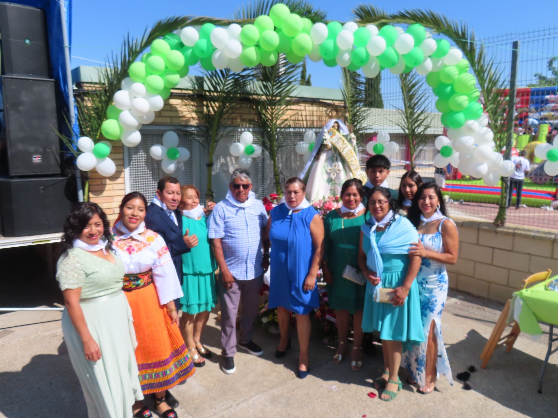 La comunidad ecuatoriana de Alfaro celebra la virgen del Cisne