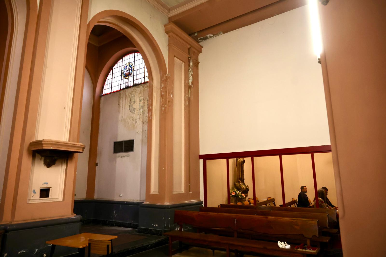 Estado de la iglesia de Santa teresita