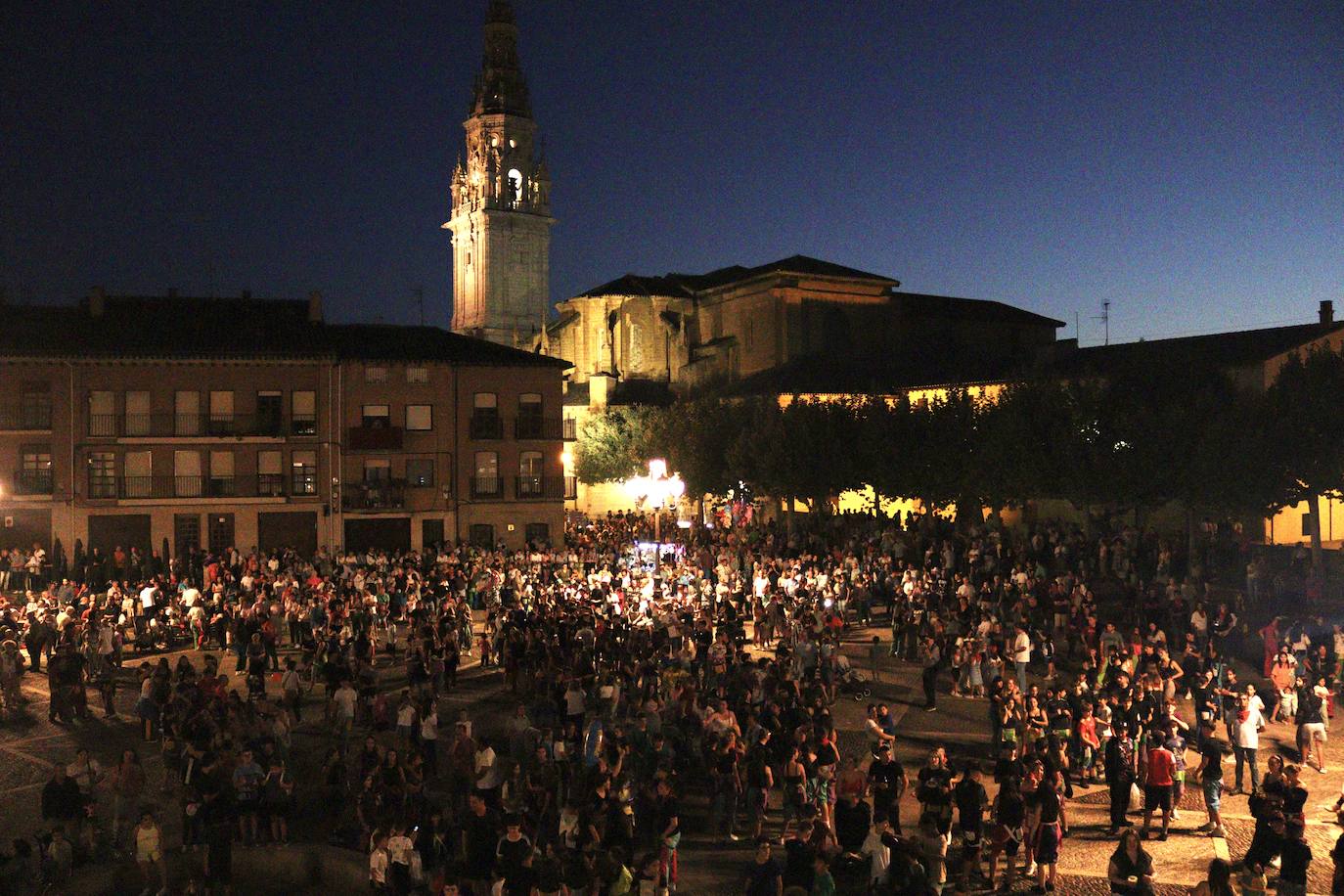 Las imágenes del disparo del cohete de las fiestas de Santo Domingo