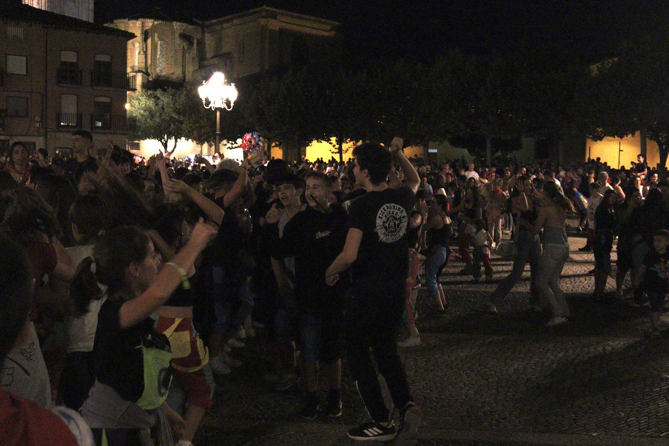 Las imágenes del disparo del cohete de las fiestas de Santo Domingo