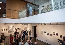 Inauguración de la exposición en el Museo de La Rioja.