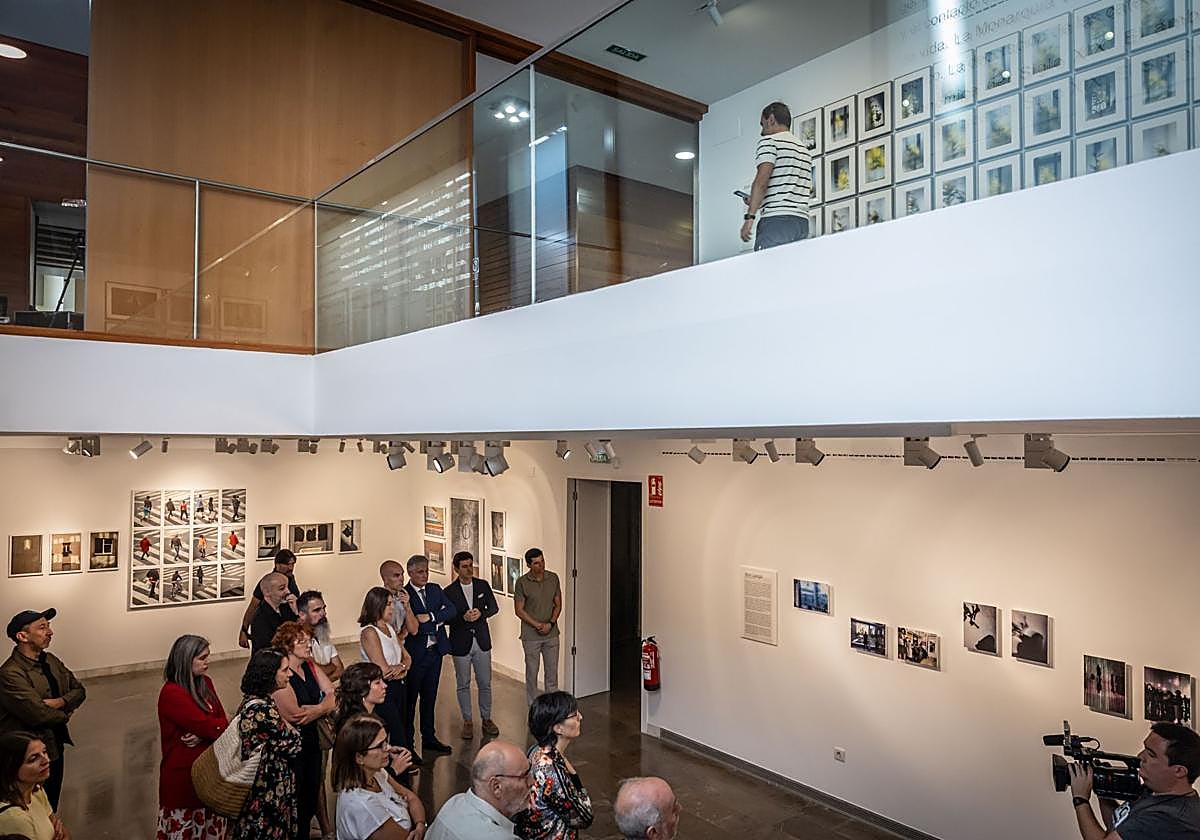 Inauguración de la exposición en el Museo de La Rioja.