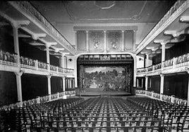Antigua imagen del teatro Ideal de Calahorra.
