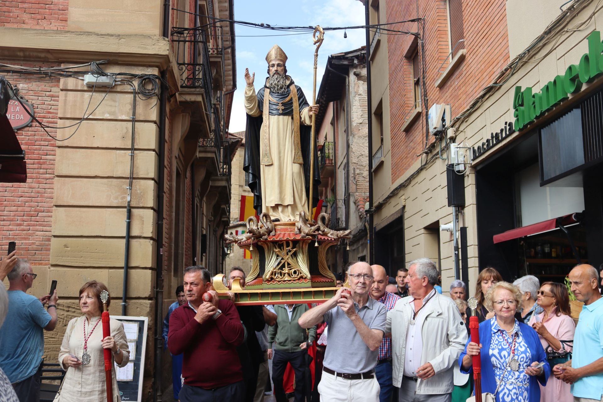 Procesión de San Jerónimo Hermosilla en Santo Domingo de la Calzada