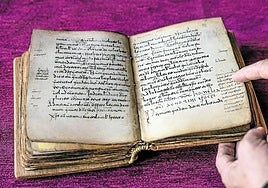 Un momento de la visita.