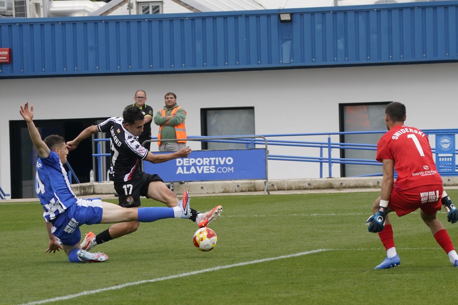 El partido del Alavés B-SD Logroñés