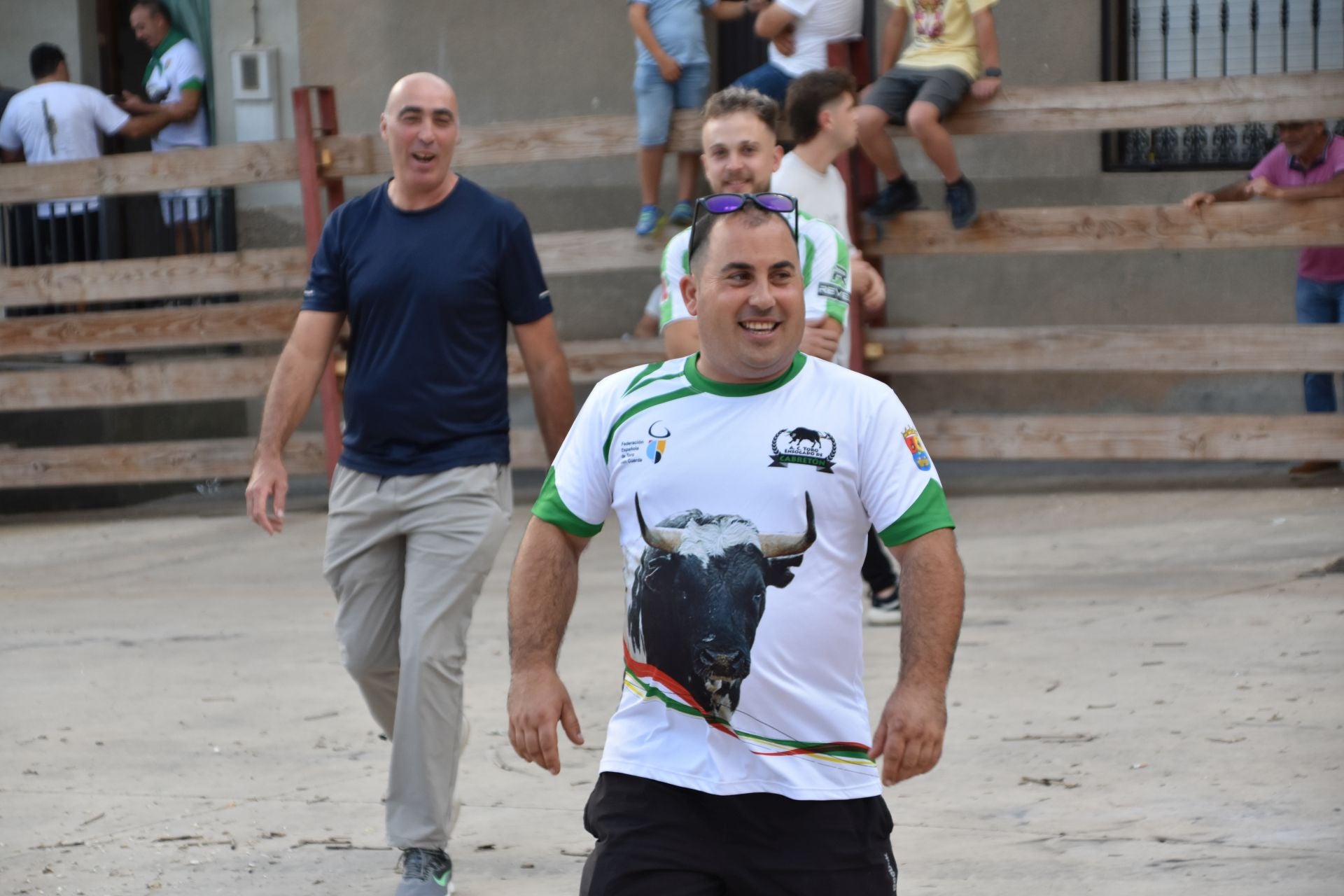 La suelta de toros ensogados, en imágenes