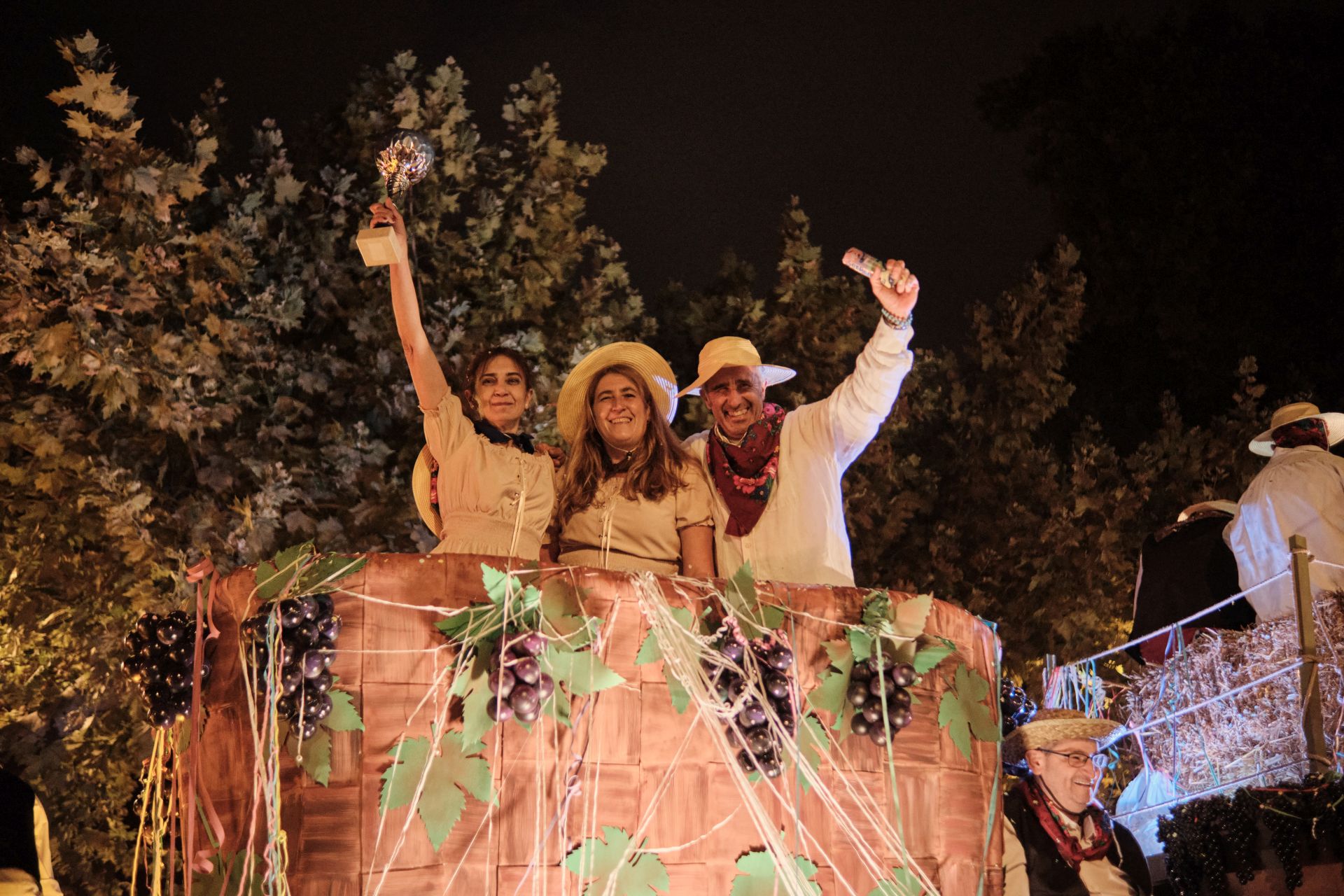 El desfile de carrozas por Logroño
