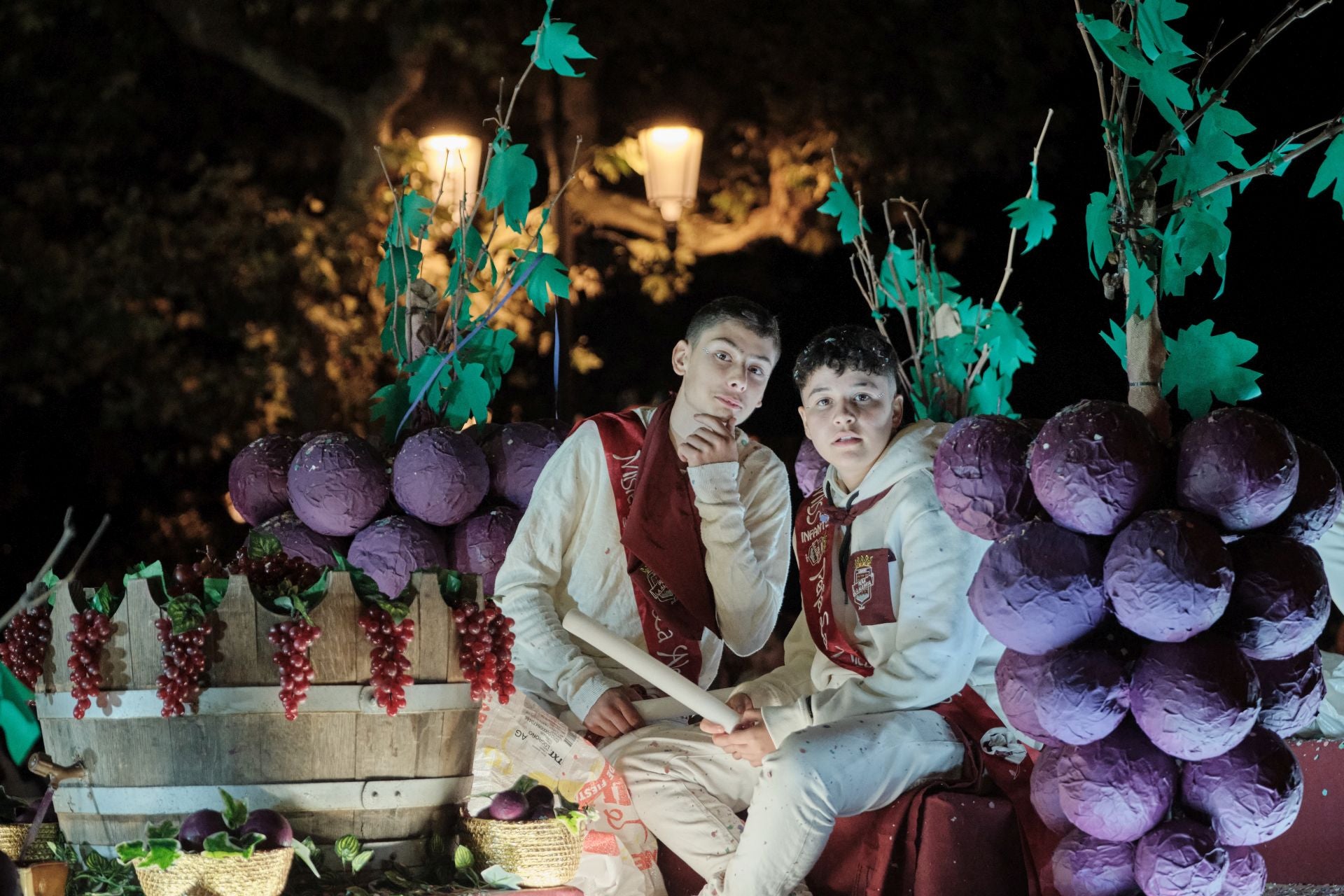 El desfile de carrozas por Logroño