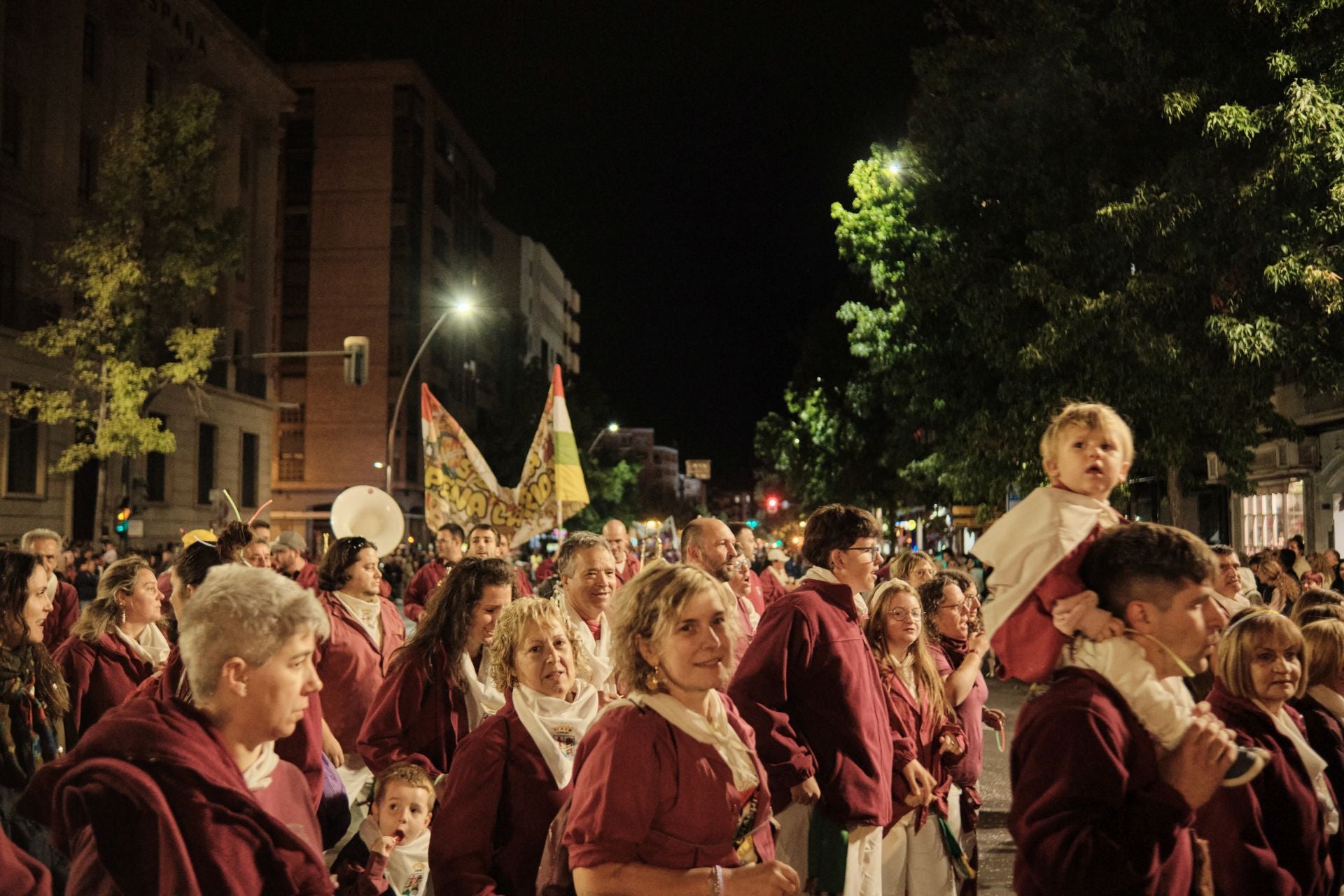 El desfile de carrozas por Logroño