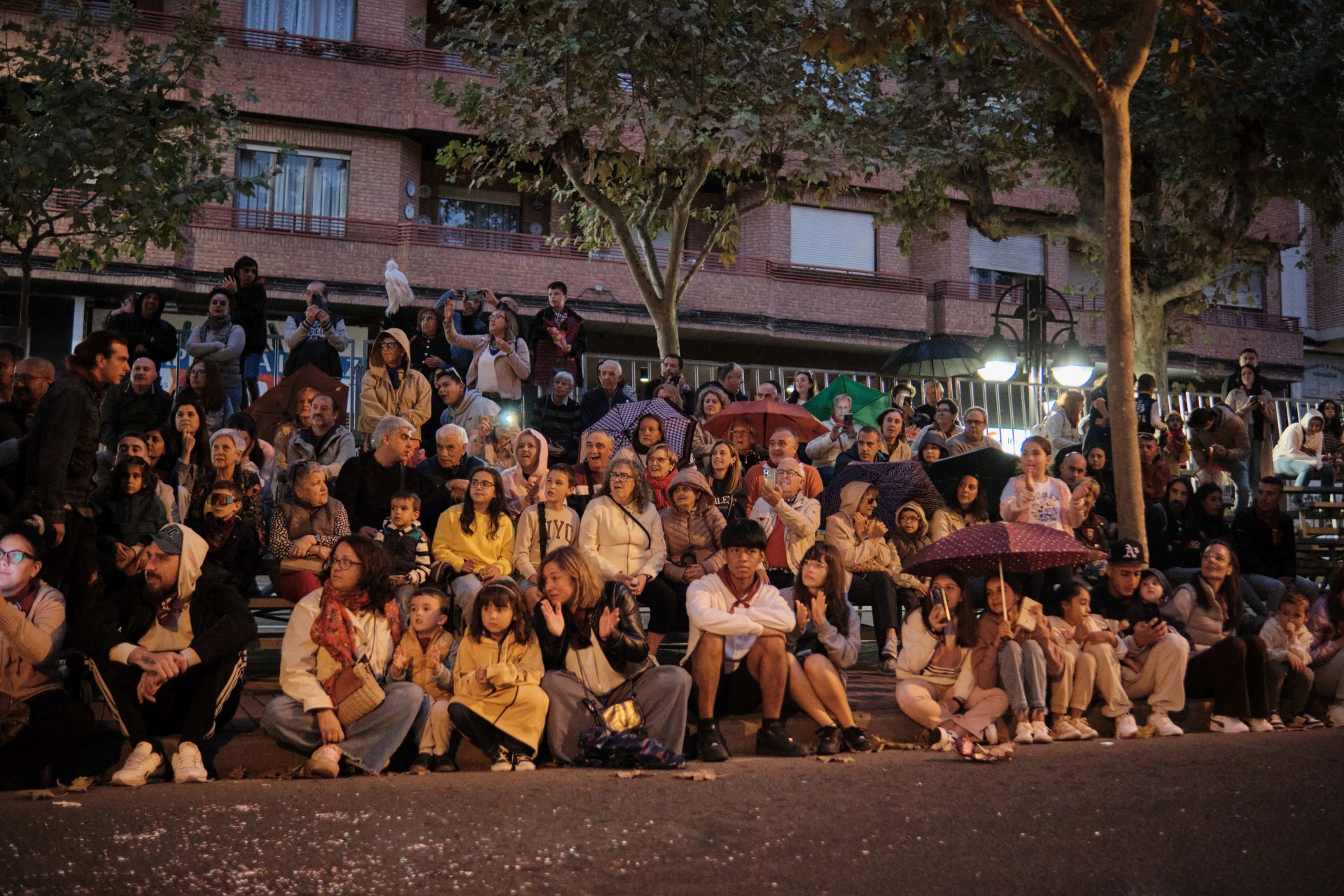 El desfile de carrozas por Logroño