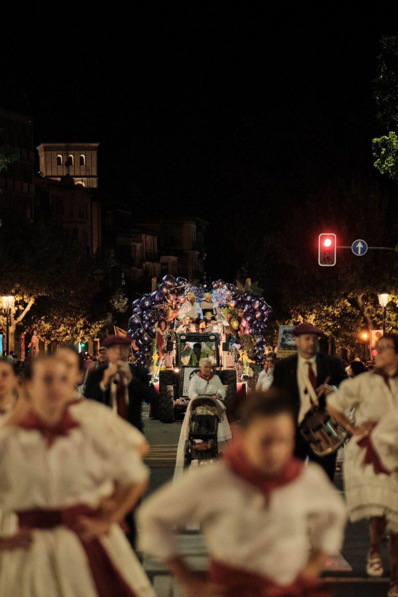 El desfile de carrozas por Logroño