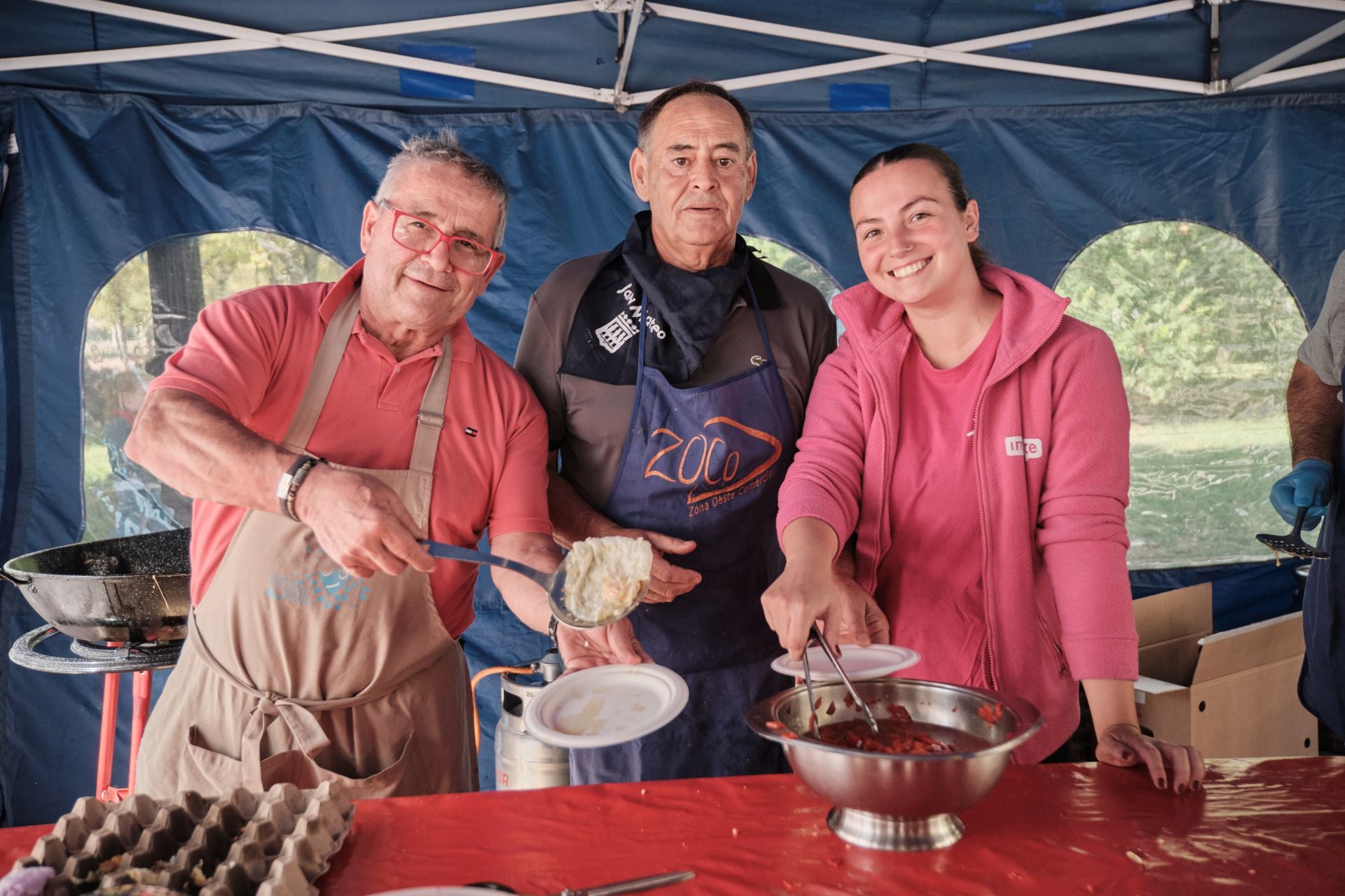Choricillo, pancenta, alubias... los logroñeses recuperan fuerzas en las degustaciones