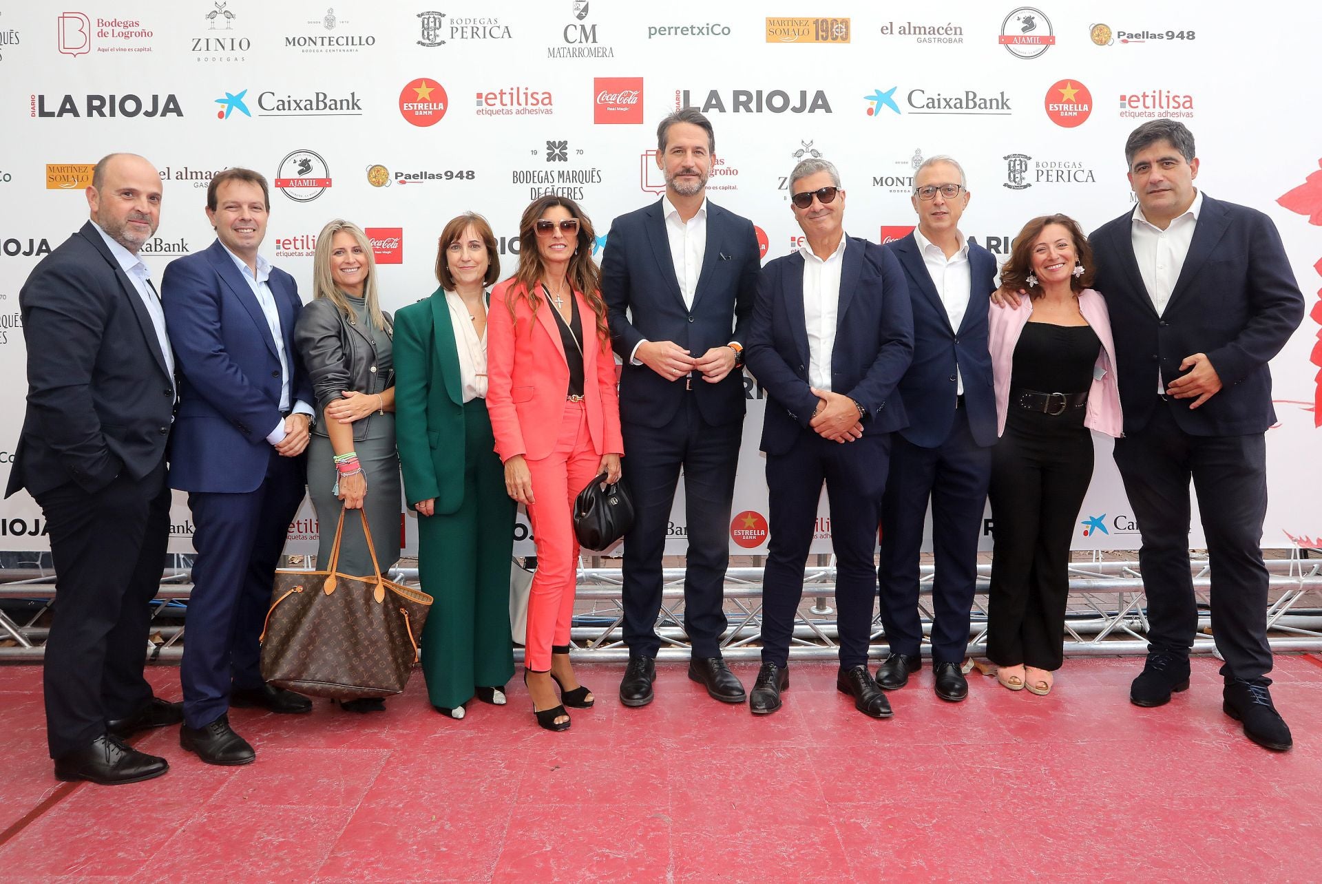 David Ruiz de Gopegui, Íñigo Latorre, Helena Gil, Pilar Sáenz, Gema León, Carlos Sánchez, Javier Arnedo, Juan José Vega, Natalia Rodríguez Dulín y Diego Saugar, de la familia CaixaBank. 