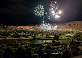 Primera noche de fuegos artificiales de San Mateo