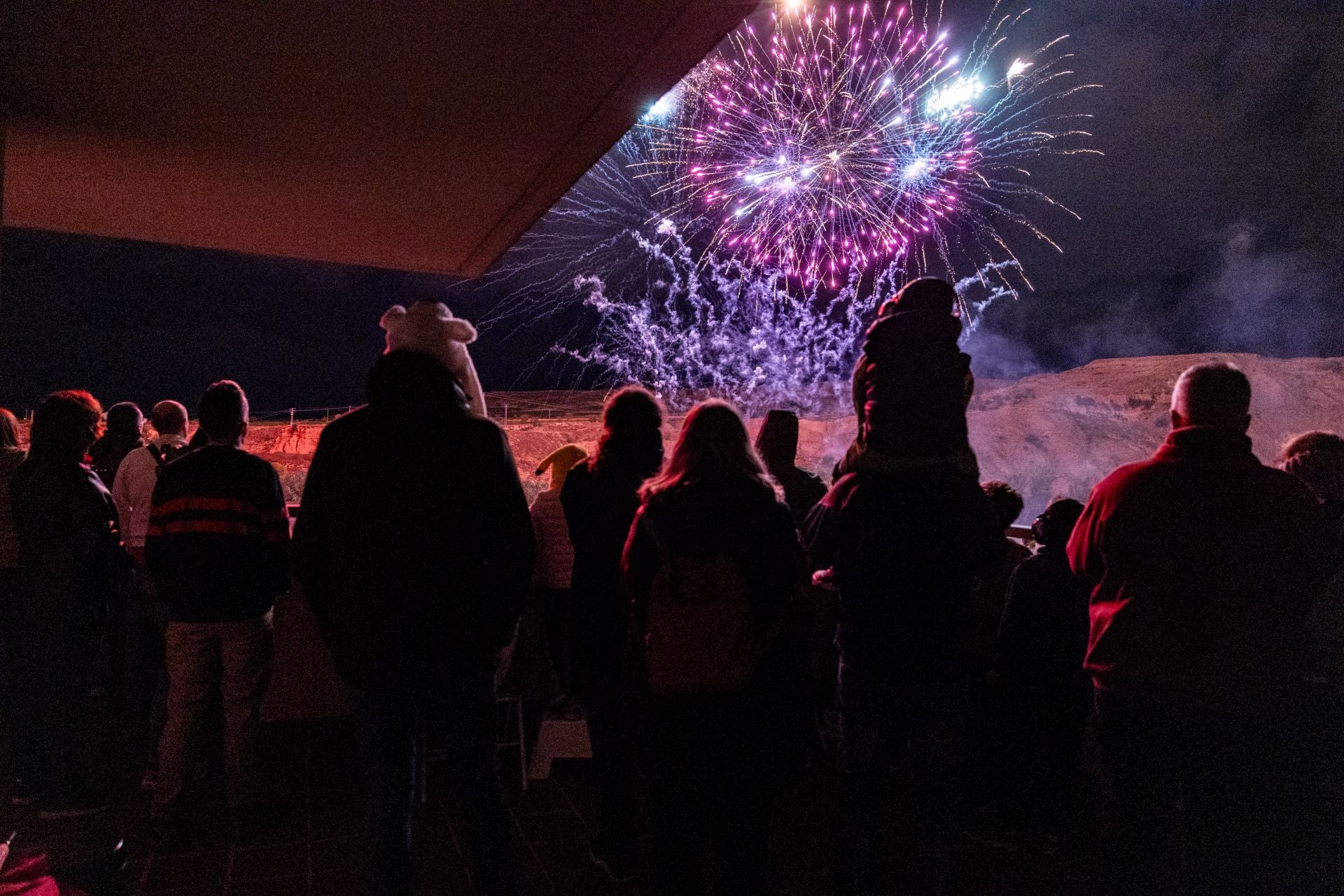 Primera noche de fuegos artificiales de San Mateo