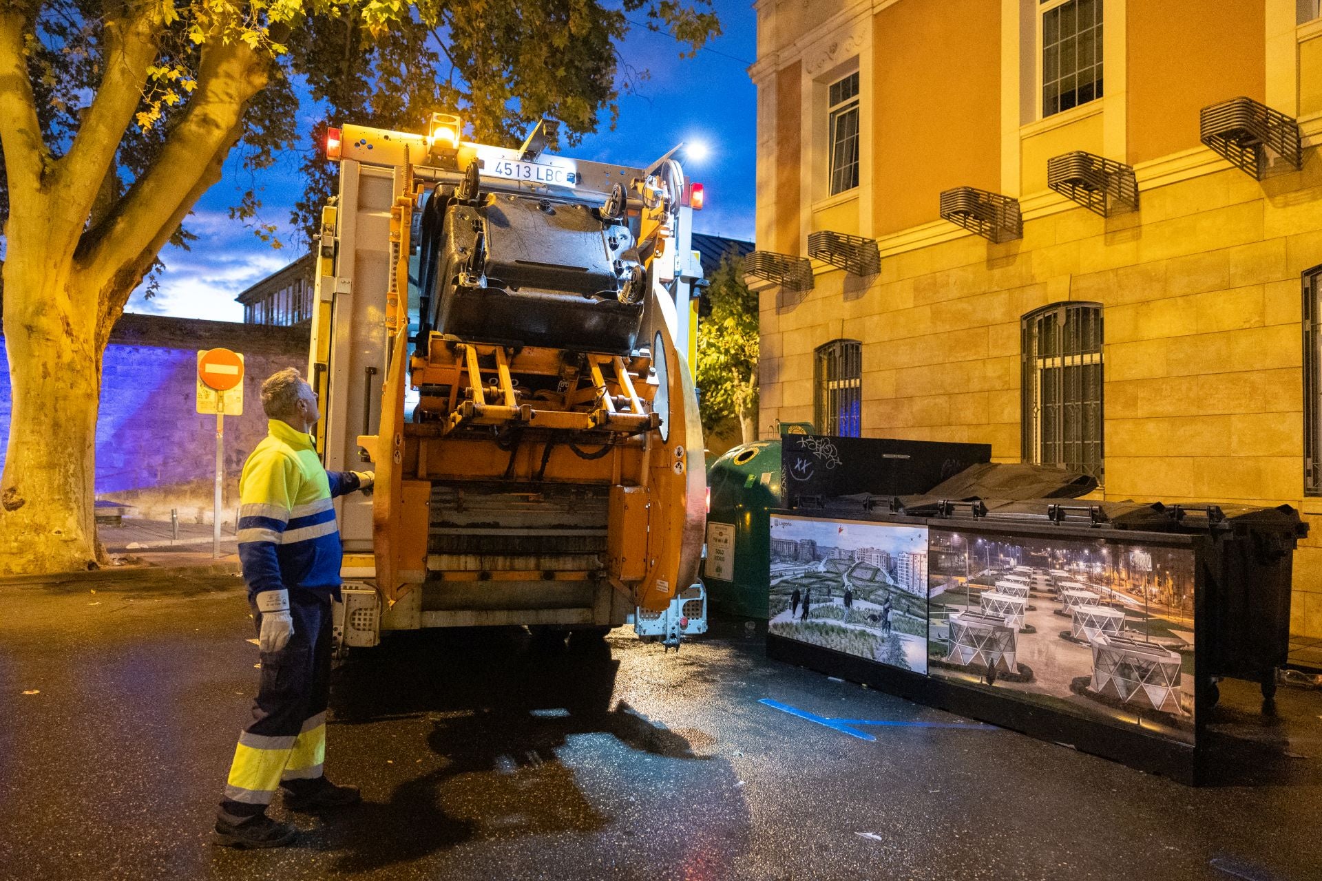 El trabajo de Logroño Limpio en San Mateo