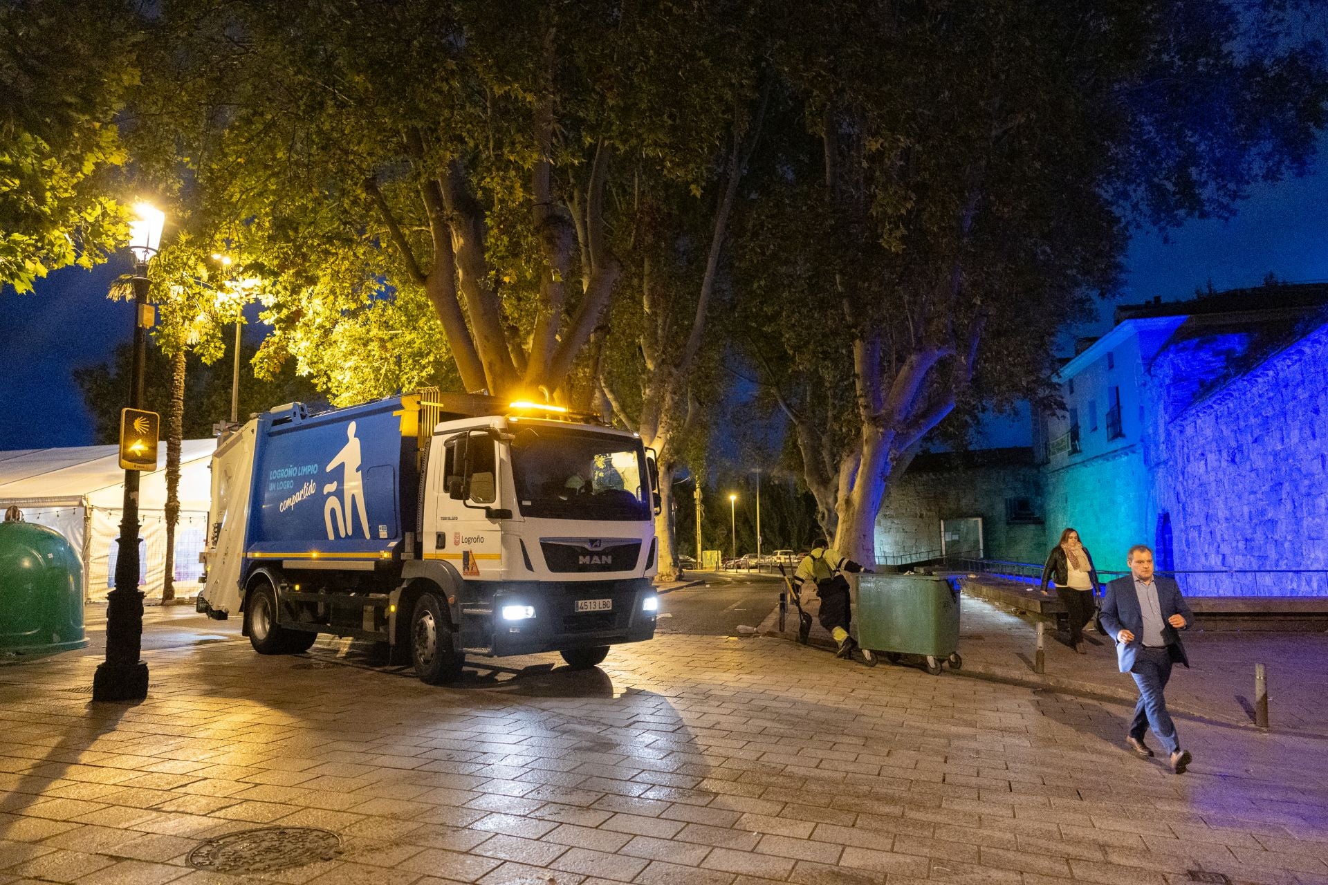 El trabajo de Logroño Limpio en San Mateo